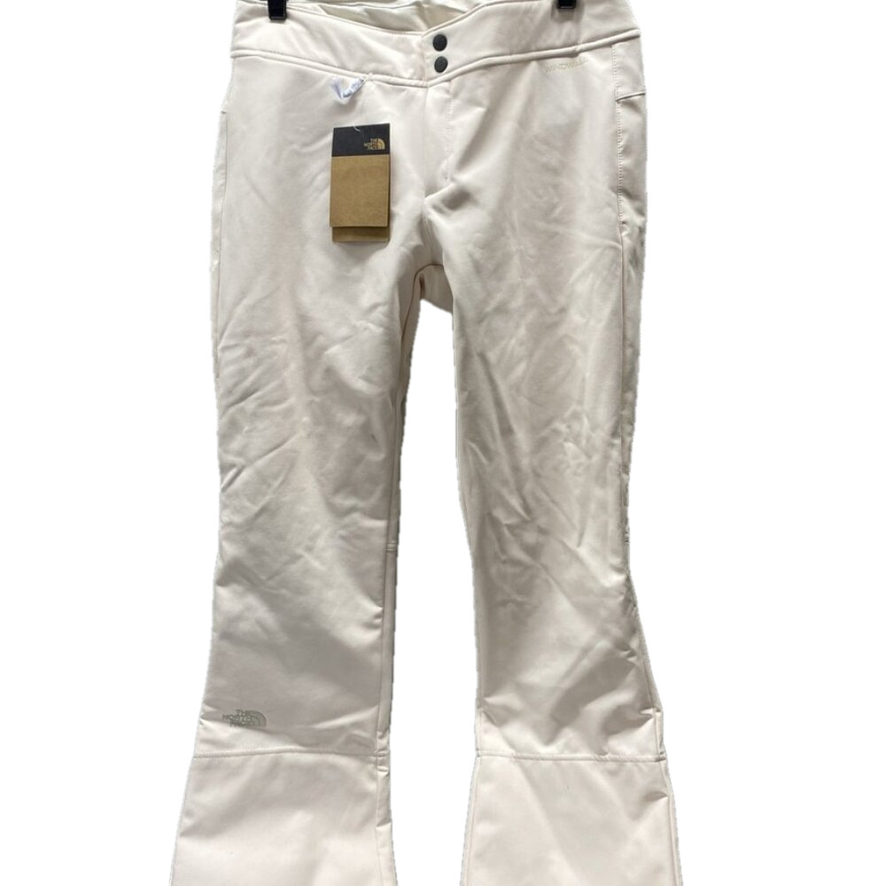 NEW THE NORTH FACE Womens Apex Straight Leg Snow Ski Pants Size M Short Gardenia